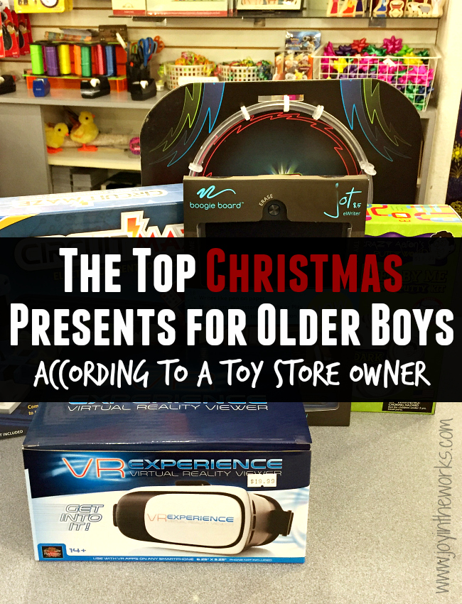 Christmas Gifts for Older Boys Joy in the Works
