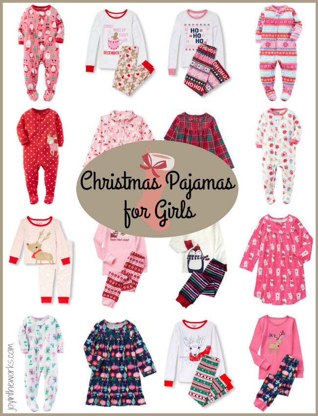 Girl's Toddler Santa and Reindeer Pink Fleece Holiday Nightgown