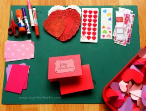 DIY Valentine Craft Station