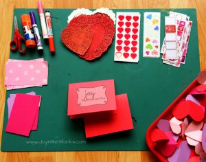 DIY Valentine Craft Station