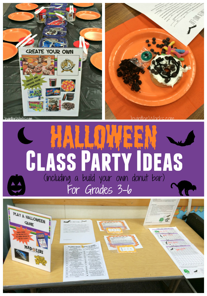 Halloween Class Party Ideas for Grades 3-6 - Joy in the Works