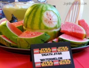 Death Star Watermelon is the perfect Star Wars Party treat