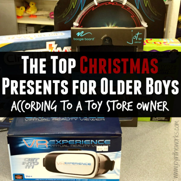 Christmas Gifts for Older Boys  Joy in the Works