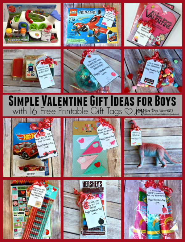 Simple Valentine Gift Ideas for Boys - Joy in the Works