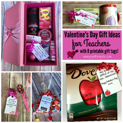 Valentine's Day Gift Ideas for Teachers - Joy in the Works