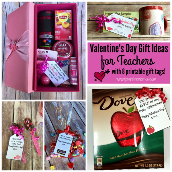 Valentine's Day Gift Ideas for Teachers - Joy in the Works