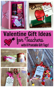 Looking for creative Valentine gift ideas for teachers? Check out these 8 different themed ideas and free printable gift tags!