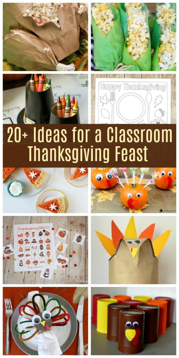 20+ Ideas for a Classroom Thanksgiving Feast - Joy in the Works