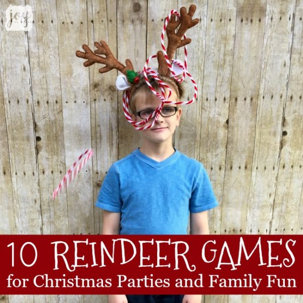 10 Reindeer Games For Christmas Parties And Family Fun - Joy In The Works