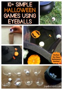 10+ Halloween Games Using Plastic Eyeballs - Joy in the Works